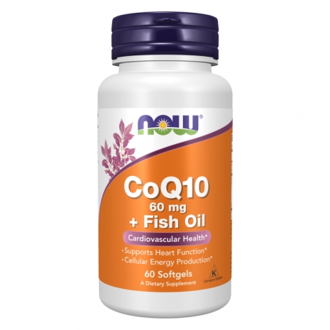 CoQ10 60mg + Fish Oil 60softgels